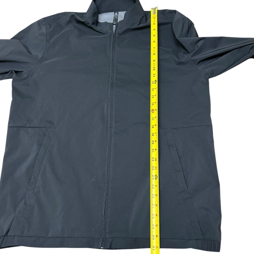 ADIDAS MEN'S PROV R JACKET SIZE XL Black Logo‎ Lightweight Packable - Picture 6 of 9